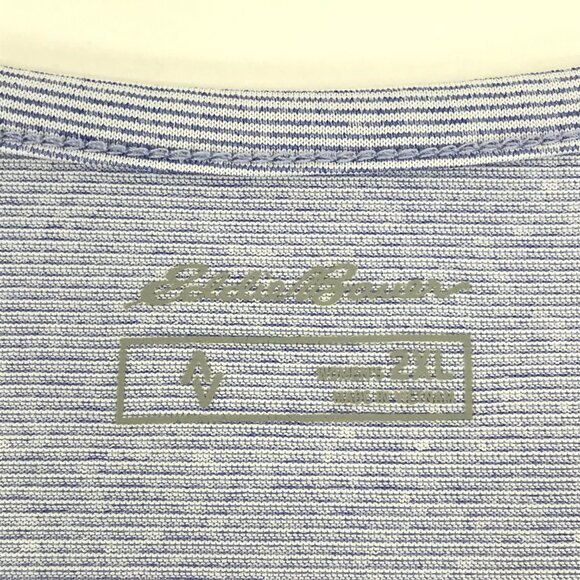 Eddie Bauer Travex Scoop Neck Tee Women's Plus 2XL Pinstripe Freedry Outdoor - Picture 9 of 11